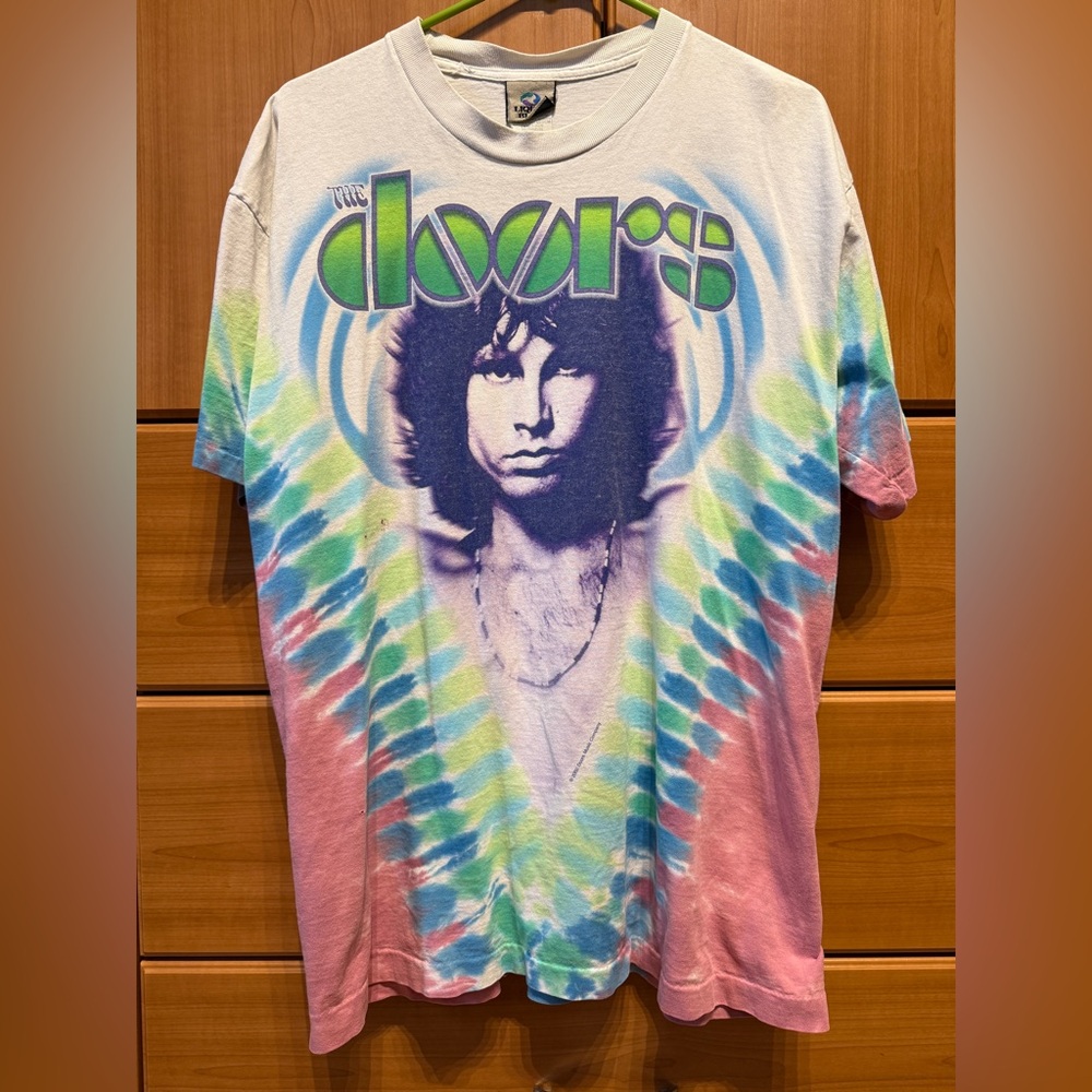 Liquid Blue The Doors Tie-Dye Shirt - Pink, Blue, Green